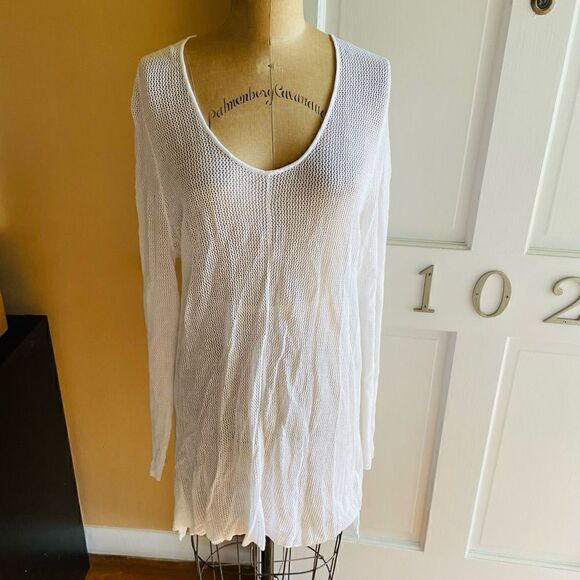 COTTON ON | white breeze pullover M NWT $30 - Picture 1 of 8